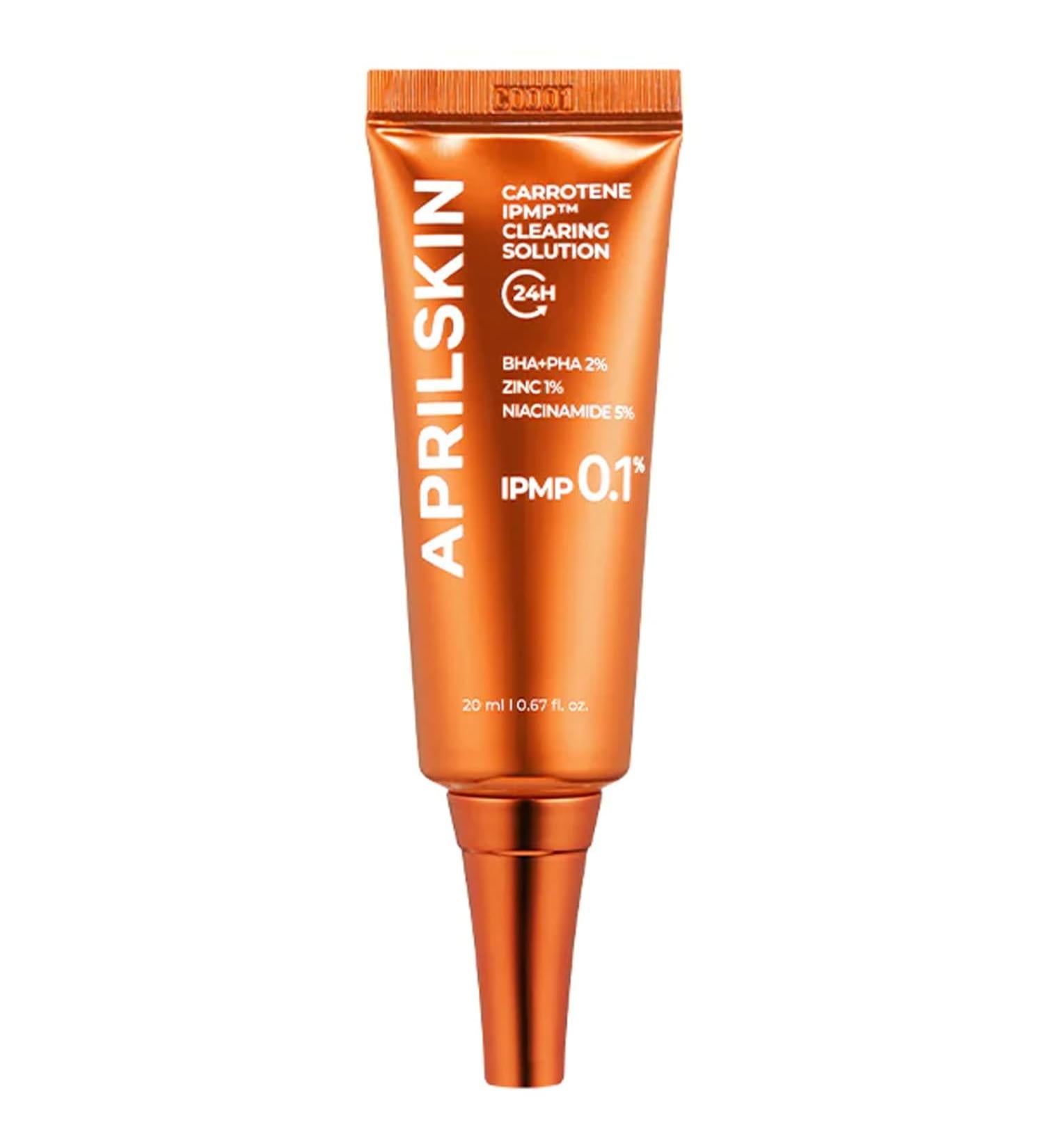 Carrotene IPMP tm Clearing Solution April Skin