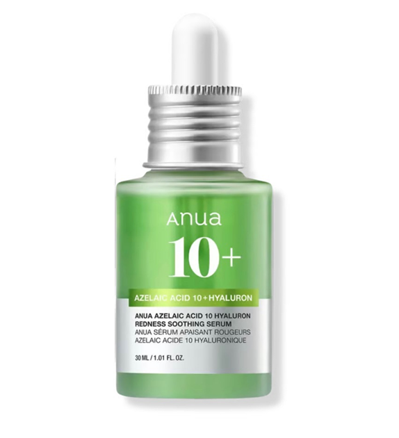 AZELAIC. ACID 10 HYALURON REDNESS SOOTHING SERUM 30ML Anua
